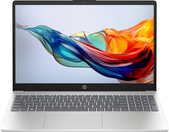 HP Laptop 15-fc0047nq AMD Ryzen™ 3 7320U 39,6 cm (15.6") Full HD 8 GB LPDDR5-SDRAM 512 GB SSD Wi-Fi 6 (802.11ax) Gratis DOS Zilver - HP - Hoofdafbeelding