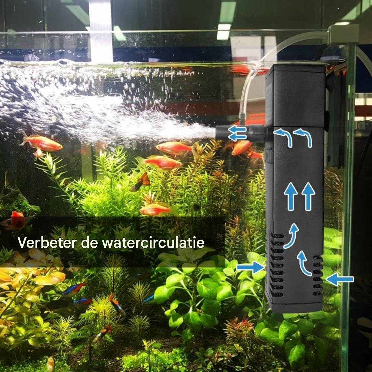EXCITAT Aquarium pomp - 300L/H Waterpomp thumbnail 4
