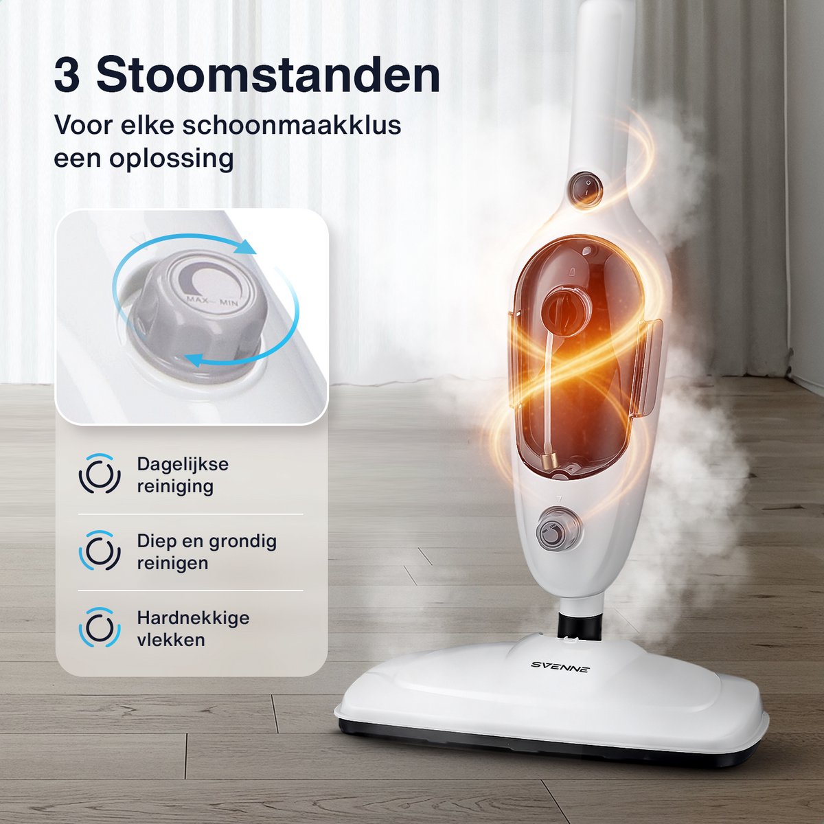 SVENNE 2-in-1 Stoomreiniger thumbnail 6