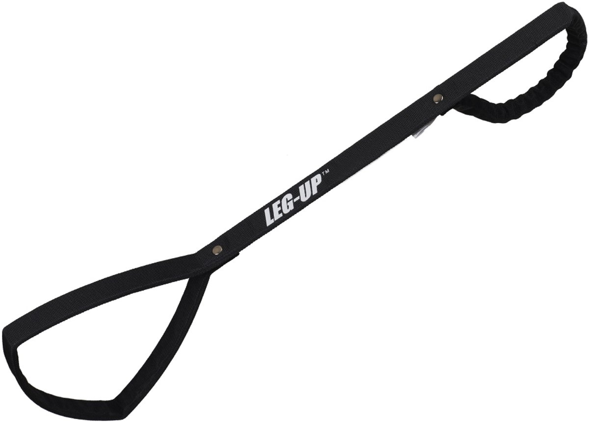 Beenlifter Leg-Up - Stevige beenheffer - 66 cm lengte - Grote voetsteun 19 cm - Zwart - Lichtgewicht - Professionele kwaliteit - Helping-Hand