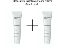 Mesoestetic Brightening Foam 2 Stuks – 2x100ml Voordeelset – Gezichtsreiniger tegen Pigmentvlekken