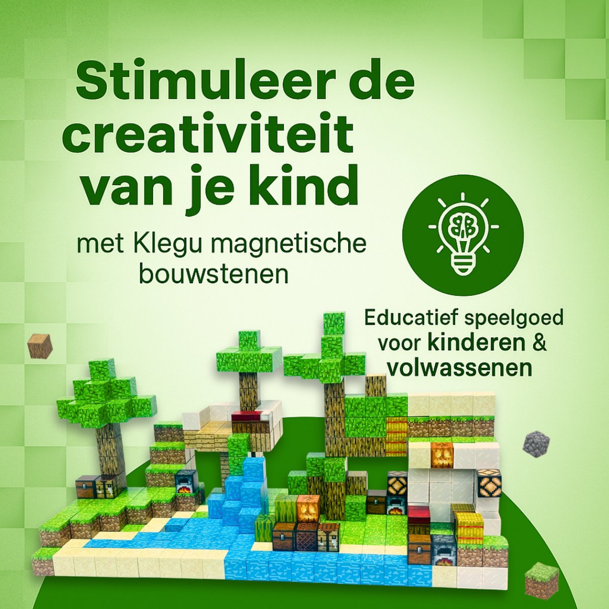 Magnetisch speelgoed – magnetisch bouwspeelgoed 400 stuks – magnetische bouwstenen – montessori speelgoed – magneten speelgoed - Jungle beach — afbeelding 6