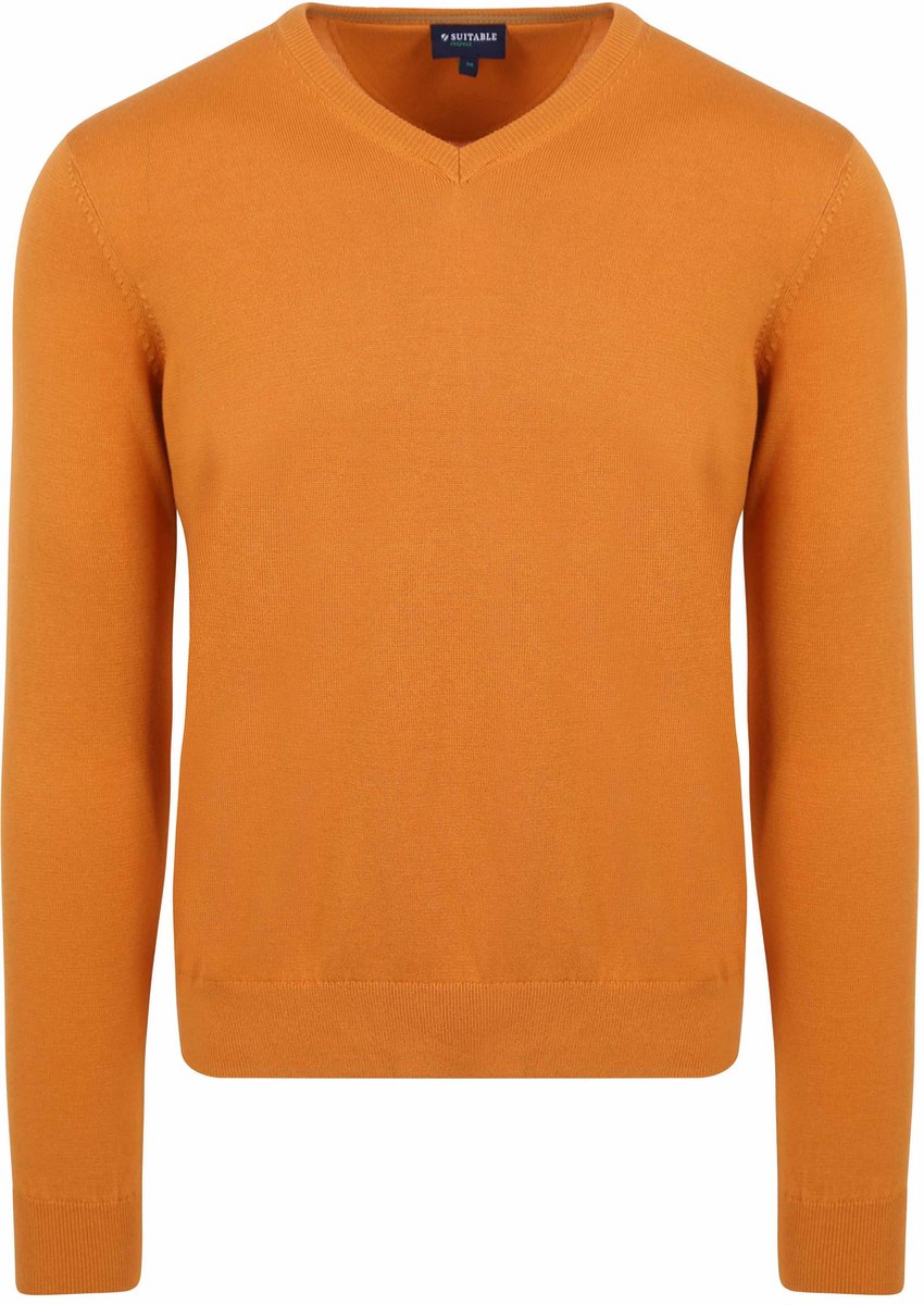 Suitable Respect Vinir Pullover Oranje - Maat L - Heren