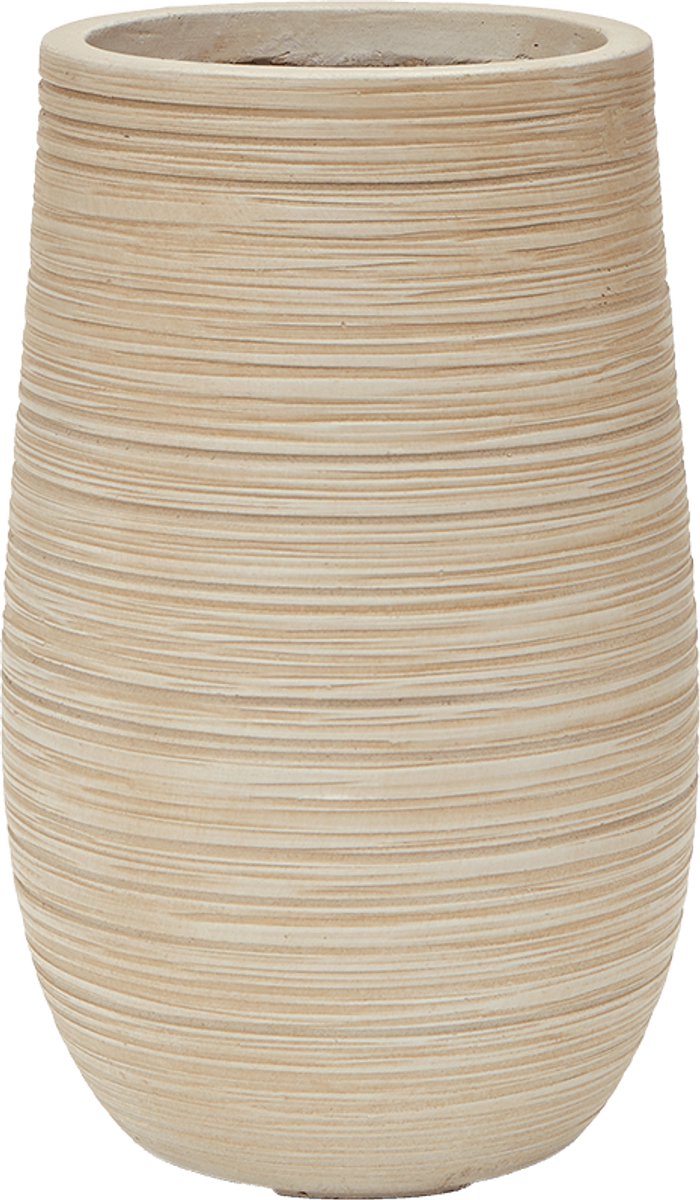 Baq Plantenbak Dune Beige D 25 cm H 40 cm Opening 18 cm