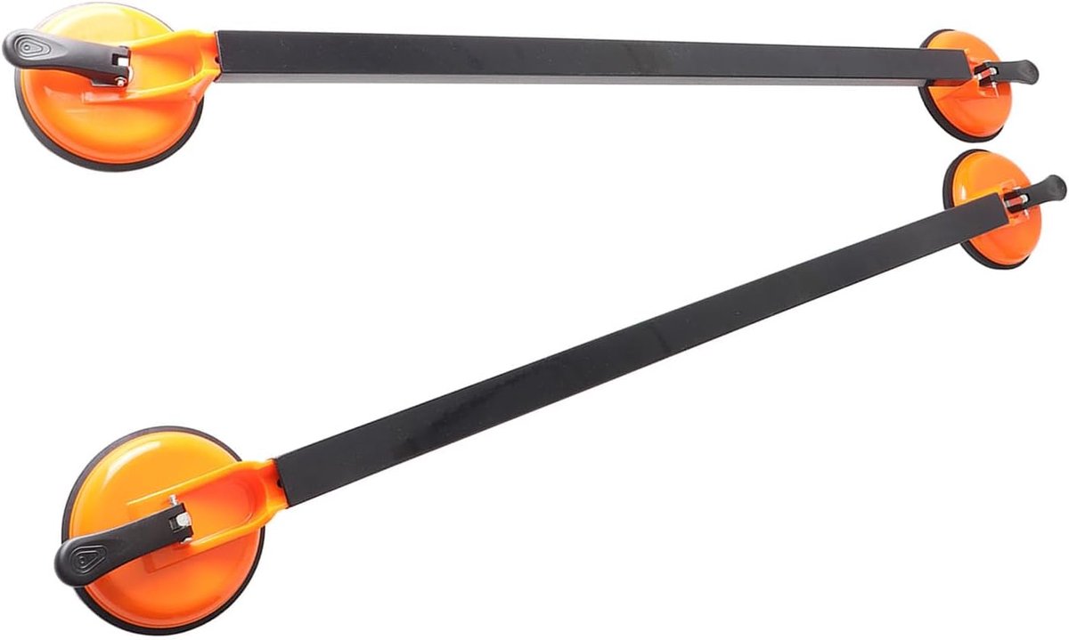 Image of 2 Stuks 36,22 Inch Auto Imperiaal Dwarsbalken - Vierkante Stalen Buis - Zuignap Dak Bagage Bagagedrager - Universeel voor Voertuigen - Auto Accessoires