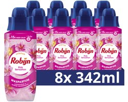 Robijn Intense Wasparfum - Pink Sensation - 8 flessen x 342 ml