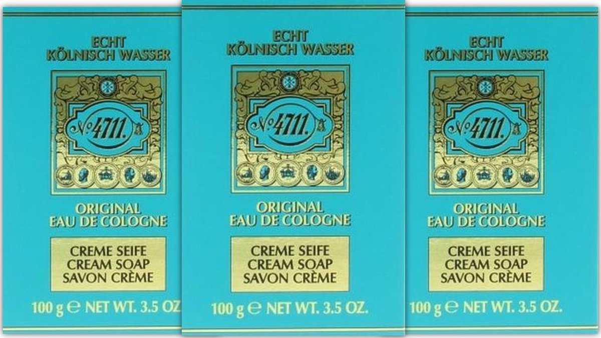 4711 Eau De Cologne Zeep - 3 x 100 Gram