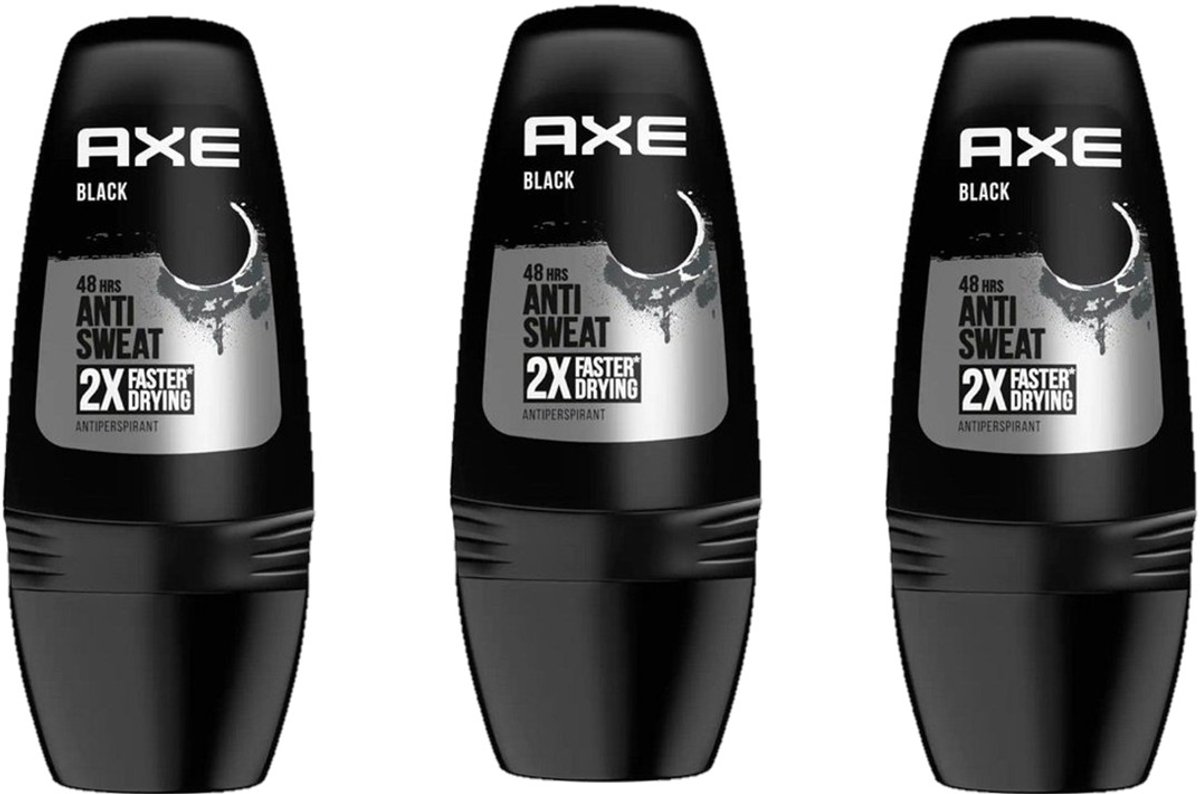 AXE Deo Roller Black 3 x 50 ml