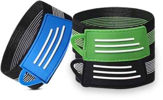StrongFlow Broekklemmen – Set van 6 - Elastische Broekbinders met Klittenband voor Fietsers - Broekklem op de fiets