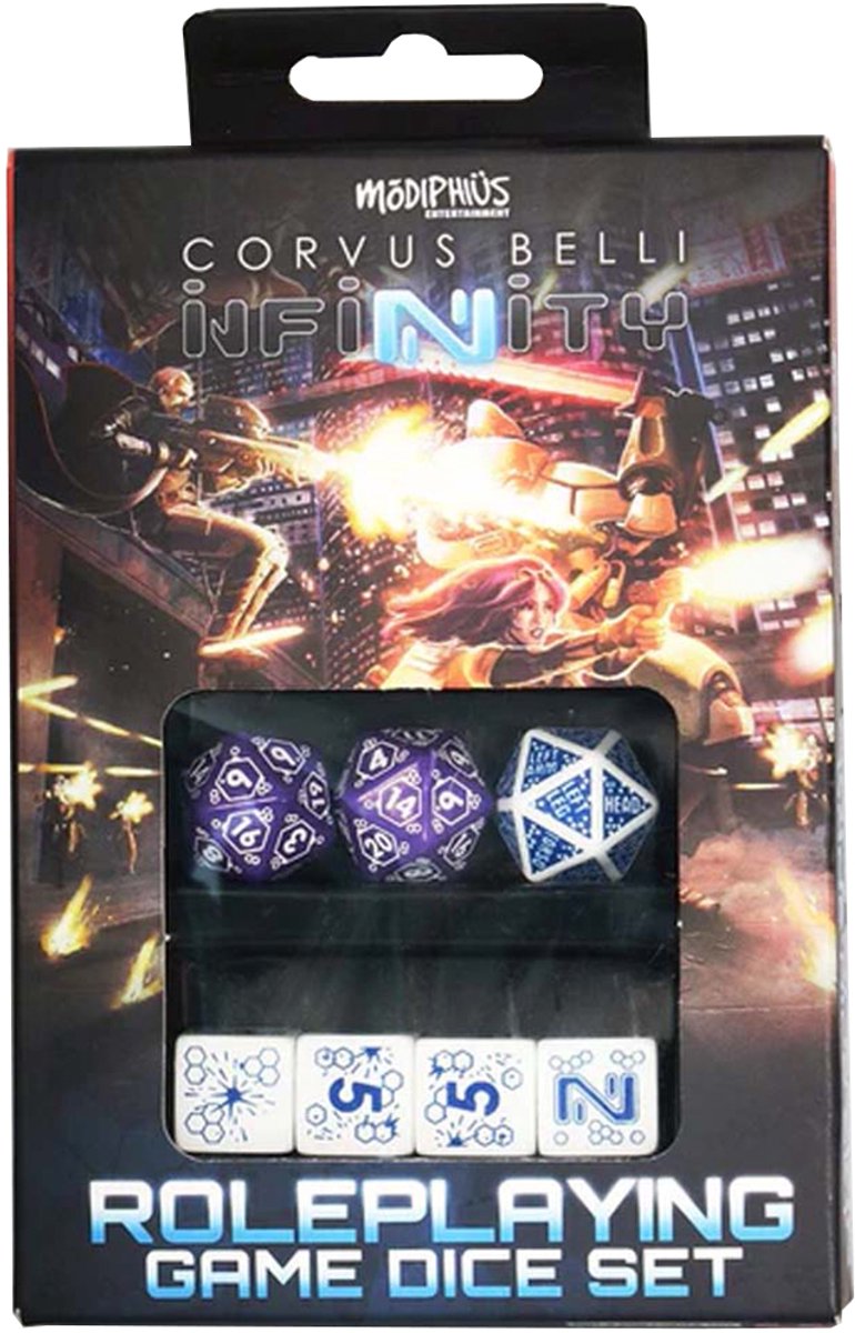 Infinity RPG - Combined Army Dice Set - RPG Accessoire - Modiphius Entertainment