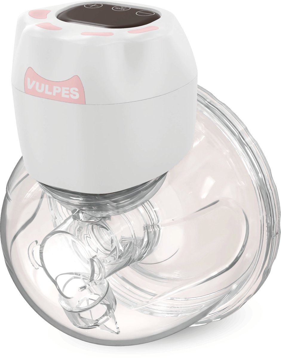 Bol.com Vulpes Goods® BabyCare - Handsfree Borstkolf - Elektrische Draadloze Borstkolf - Draagbaar – Elektrische Kolf - Incl. 30... aanbieding