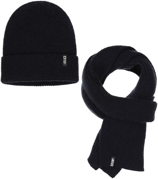 Bonnet et écharpe TUMBLE 'N DRY Chapeaux Garçons - Bleu foncé - Taille 92/116
