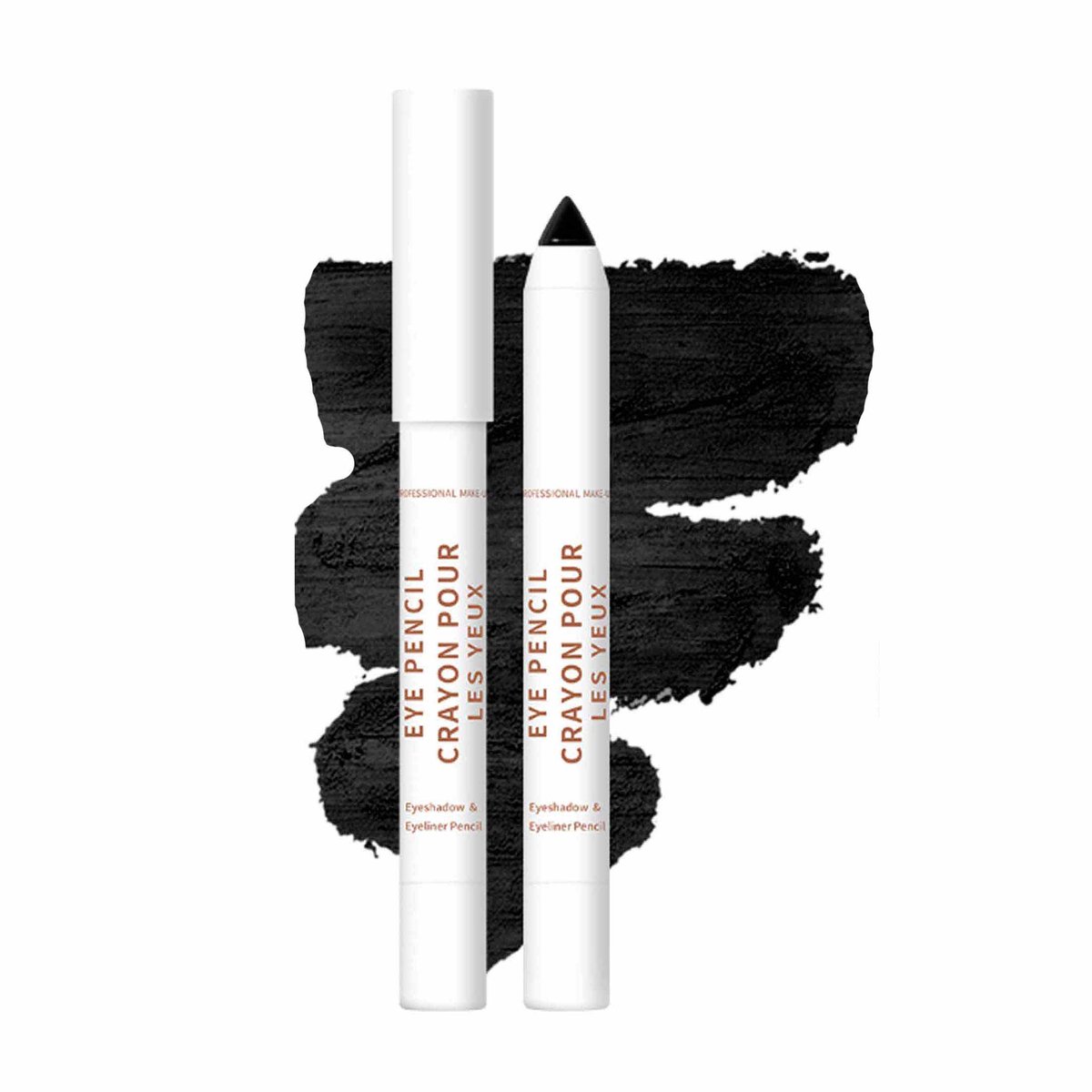 NAXSIR Monochrome Glitter Oogschaduwstift 2 Stukken | Langdurige Kleur, Gelijkmatige Toepassing & Zijdezachte Texturen – Vegan, Glad & Veilig voor Dag & Nacht