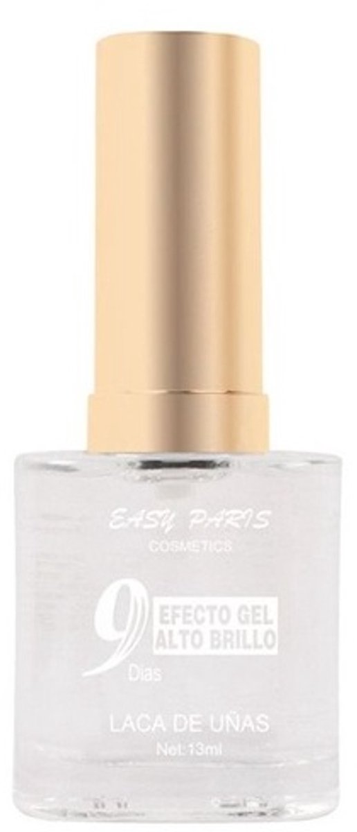 Easy Paris - Nagellak - Helder Transparant/Doorzichtig - 1 flesje met 13 ml inhoud - Nummer 008