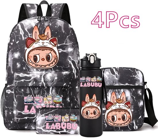 Tongyundacheng Undertale Rugzak 3-delige Set Anime Game 3D Gedrukt Meisjes Jongens School Boekentas Lunchtas Potlood Case Set, Kinderen Student Casual Dagrugzak Laptop Rugzak
