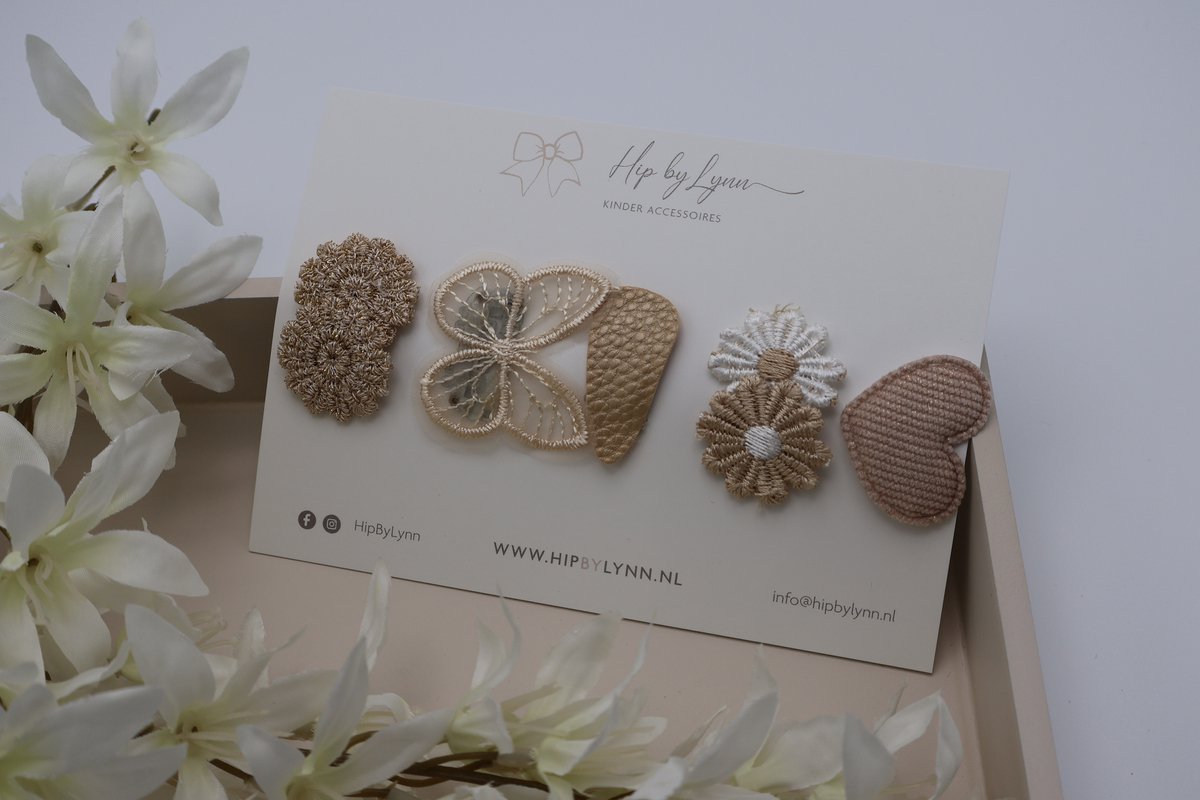 HipByLynn - Antislip haarspeldjes baby - Antislip haarspeldje - Antislip speldje - Dunne haartjes - Yuna - Eerste haarspeldje - Baby haar