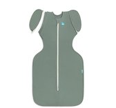 Love to Dream™ Babyslaapzak Swaddle Up™ - Inbakeren afbouwen - Baby 6-9 maanden - 8.5-11 kg - All Season - 1.0 TOG - Dark Olive