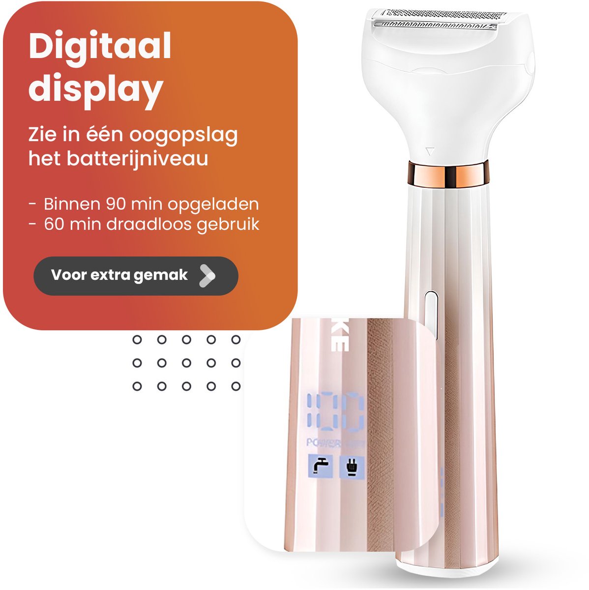 Smart-tech Ladyshave 4-in-1 Voor Vrouwen - Rose Goud thumbnail 5