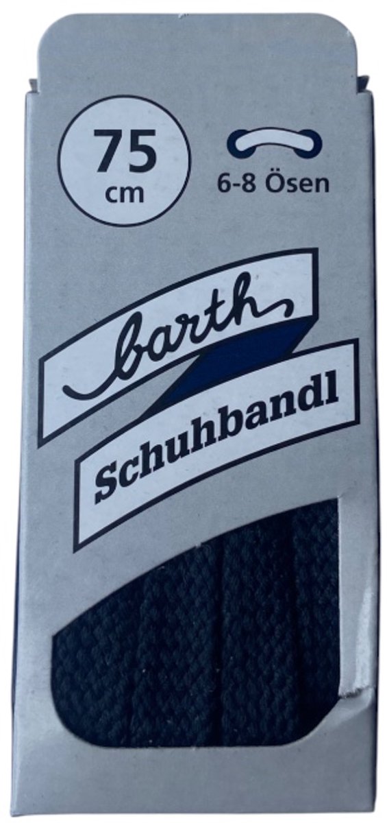 Veters - Blauw - Platte - 75 CM (Barth)