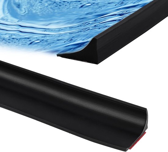 Rubberen Siliconen Douche Barrière Waterstop Badkamer Waterdichte Strip Waterhoudende Strip Buigbare Deur Bodem Afdichting Strip  13