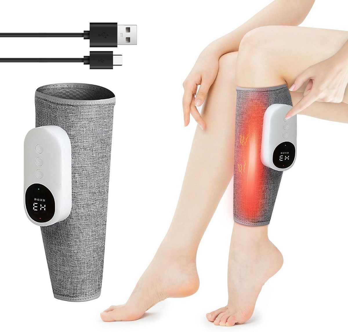 Massage apparaat -Kuit massage -Beenmassage apparaat bloedsomloop -Voetmassage apparaat-Beenmassager - Draadloze Massage - Luchtcompressie - Verlicht Beenpijn - Verstelbare Intensiteit