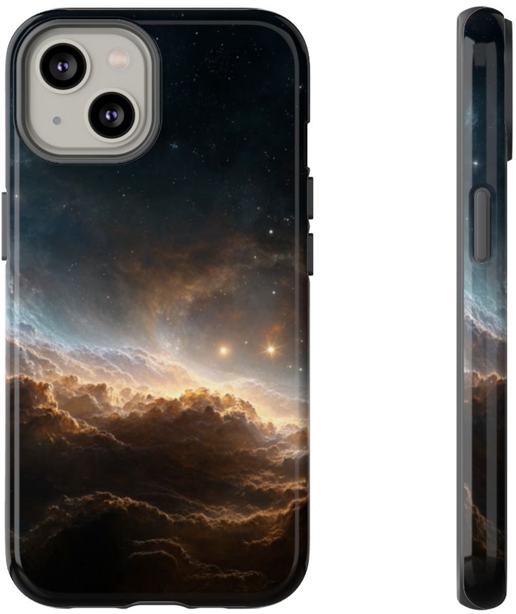 Kosmische Nevel en Sterren – Telefoonhoesje Geschikt voor iPhone 14