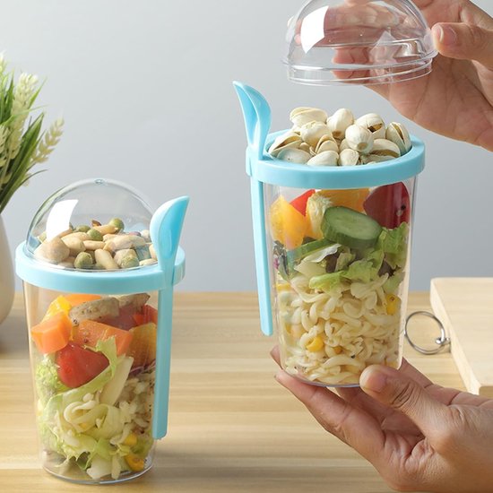Set Van 4 Siliconen Vriesvormen Met Deksel, 500 Ml  2 Cups  Soep Invriezingscontainer Invriezen Stoofschotels