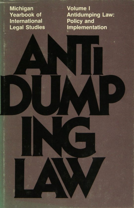 Antidumping Law - cover