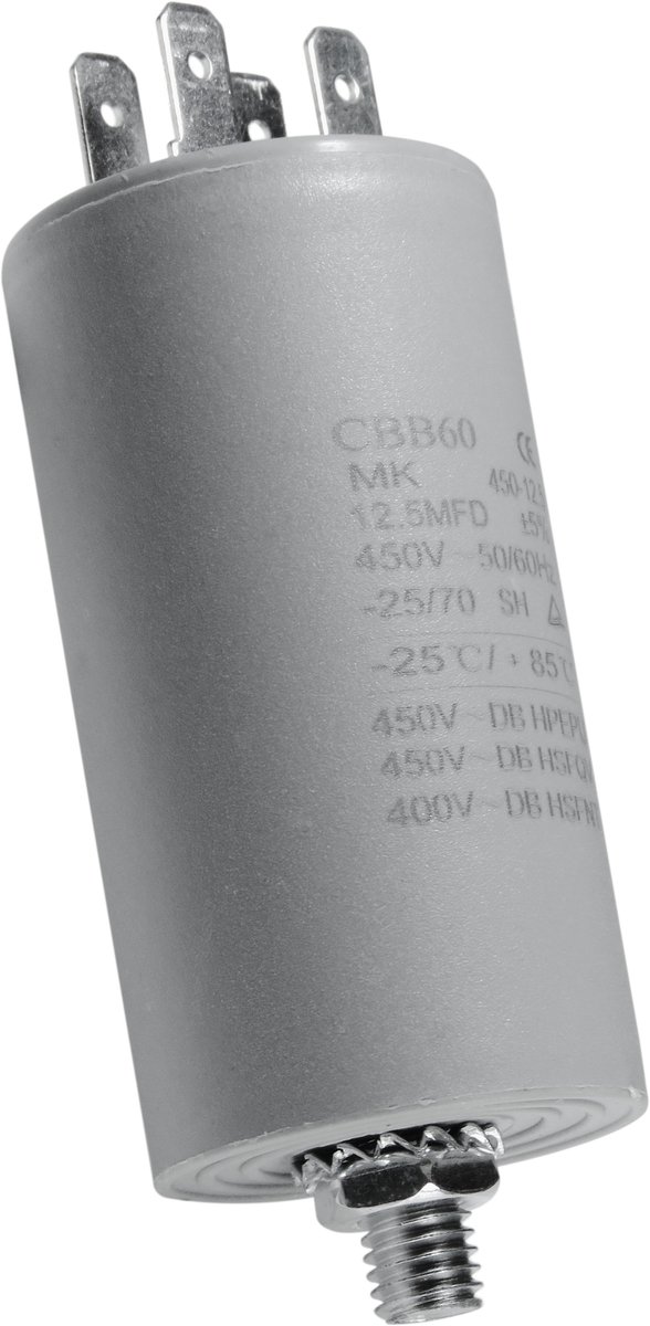 Dparts condensator 12,5 µF - universeel - 450V - universele aanloopcondensator - 12,5uf