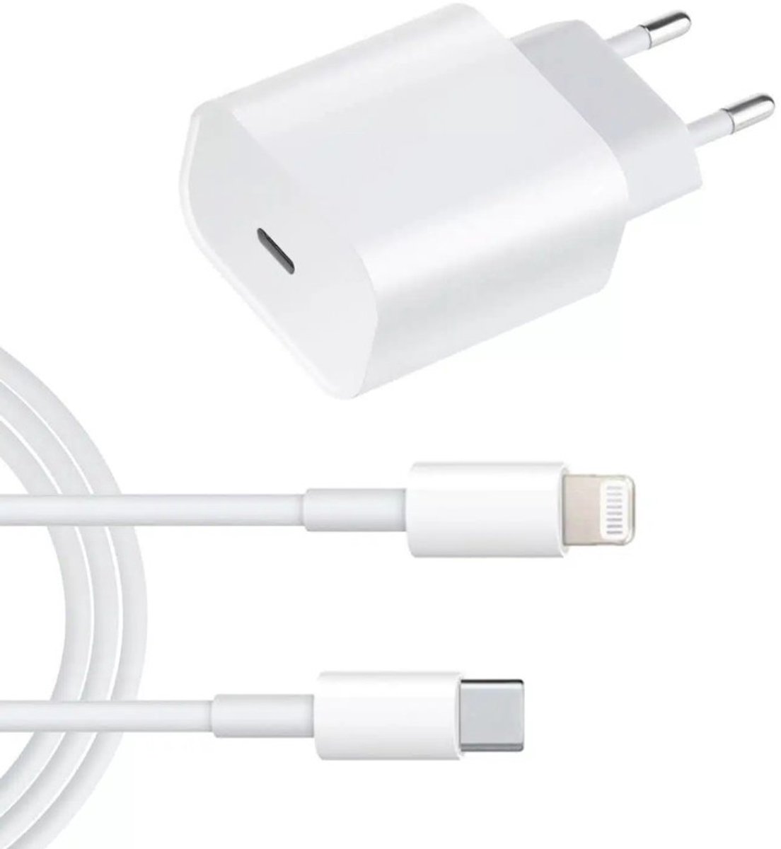 Vastiq Power® - USB-C-Adapter-Snellader - 2 Meter Kabel - Geschikt Voor Iphone 14/13/12/Ipad - USB-C - Lightning - Snellader - Iphone/13/12/11/ X/Ipad /13/12/Pro/Max - Iphone 13/12/Pro/Iphone /13/12/Mini