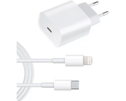 Vastiq Power® - USB-C-Adapter-Snellader - 2 Meter Kabel - Geschikt Voor Iphone 14/13/12/Ipad - USB-C - Lightning - Snellader - Iphone/13/12/11/ X/Ipad /13/12/Pro/Max - Iphone 13/12/Pro/Iphone /13/12/Mini