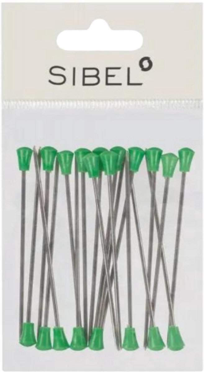 Sibel Metal Setting Roller Pins Long 60mm 20st