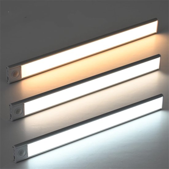 Onder Kast Garderobeverlichting, LED Bewegingssensor Kastverlichting Met 54 Lampjes Draadloze Oplaadbare Stick On Anywhere Magnetische Nachtverlichting 661281165