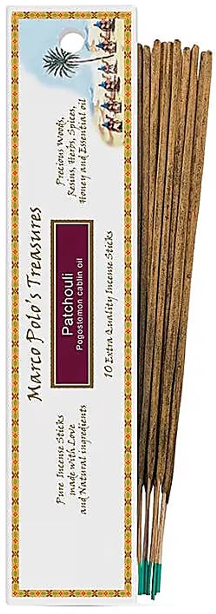 Yogi & Yogini naturals Wierook Marco Polo's Treasures Patchouli - 20 gram