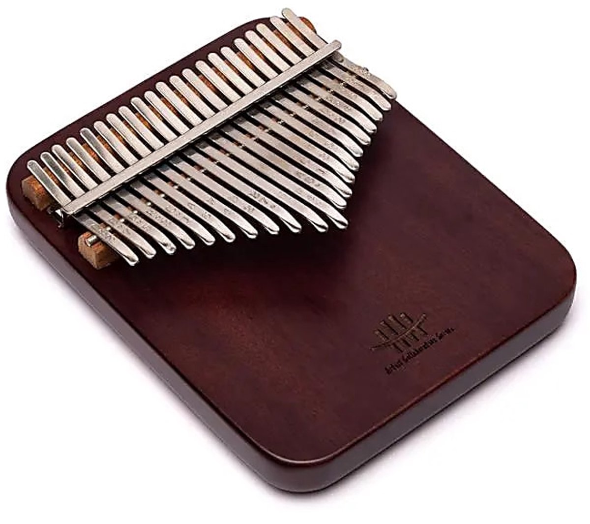 Hluru Kalimba 21 toetsen purperhart C-majeur