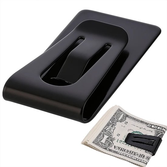 Pince à Billets Unisexe En Acier Inoxydable, Porte-monnaie En