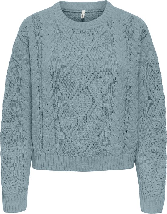 Pull Only Onlelly Life LS à col rond et torsadé CC Knt 15351234 Arona pour femme, taille M