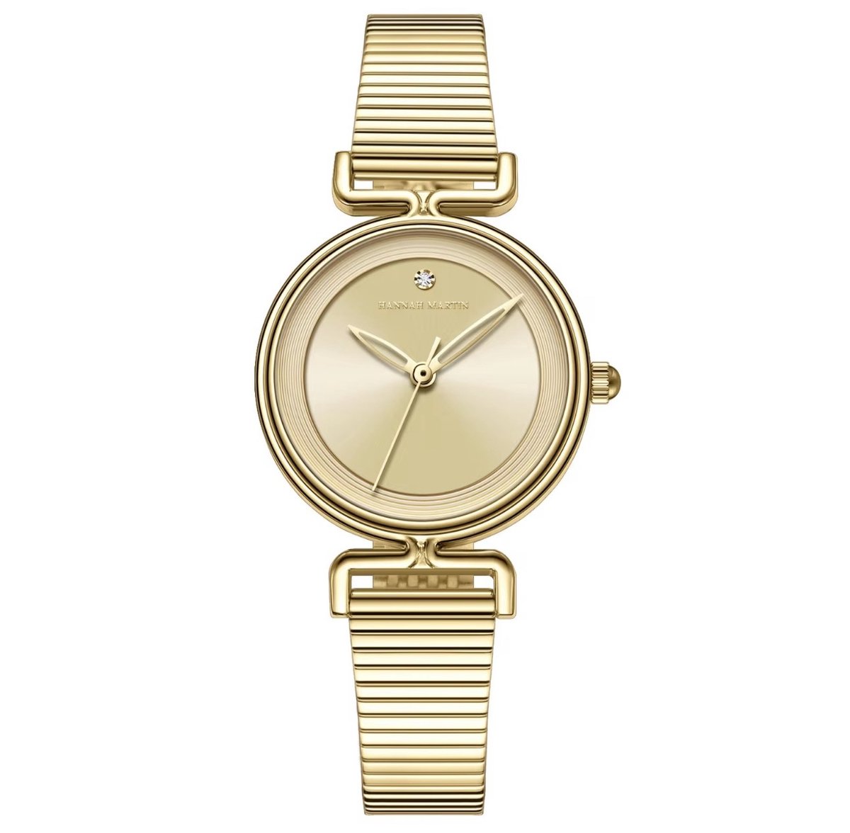 Hannah Martin Dames Horloge Goudkleurig | Dames Horloges | Horlogedoos | Borasi | Dames Sieraden | Luxe Geschenkdoos |
