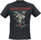 Looney Tunes Coyote Heren T-shirt - zwart - M