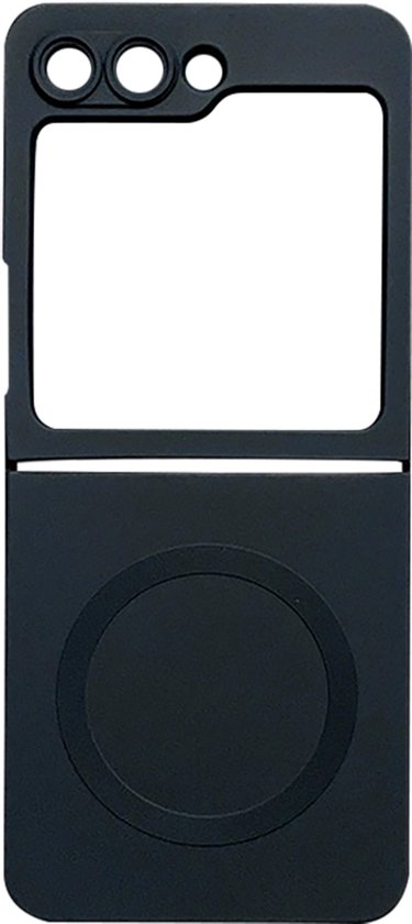 Coque FFO2World pour Samsung Galaxy Z Flip 6 – Coque en Siliconen avec MagSafe – Fine et légère – Antichoc – Anti-traces de doigts – Coque en Siliconen pour Samsung Galaxy Z Flip 6 – Zwart