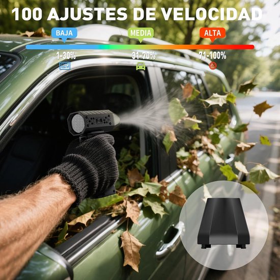 Mini high speed nieuwe USB gewelddadige turbo ventilator opvouwbaar draagbaar - zwart van Merkloos	 — afbeelding 2