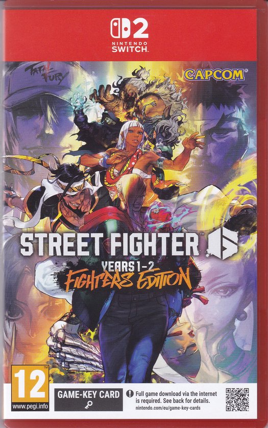 Street Fighter 6 - Years 1-2 - Fighters Edition Game-Key Card Switch 2