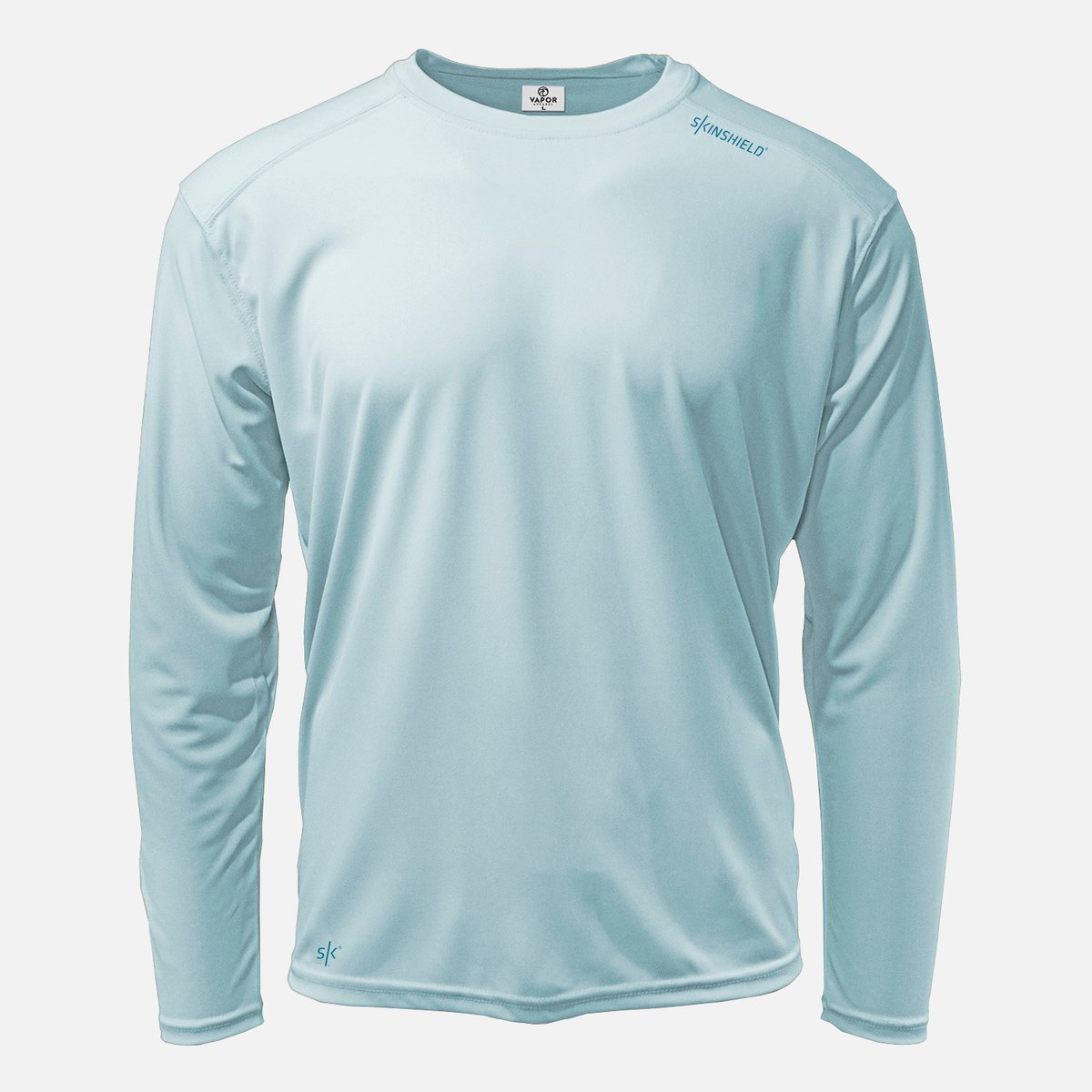SKINSHIELD UV Shirt Repreve met lange mouwen voor heren FACTOR 50+ Zonbescherming UV werend Blauw