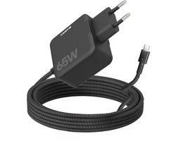Xssive 65W USB-C Laptop Oplader 1.8M - Power Delivery 3.0 - Geschikt voor HP Dell Lenovo MacBook