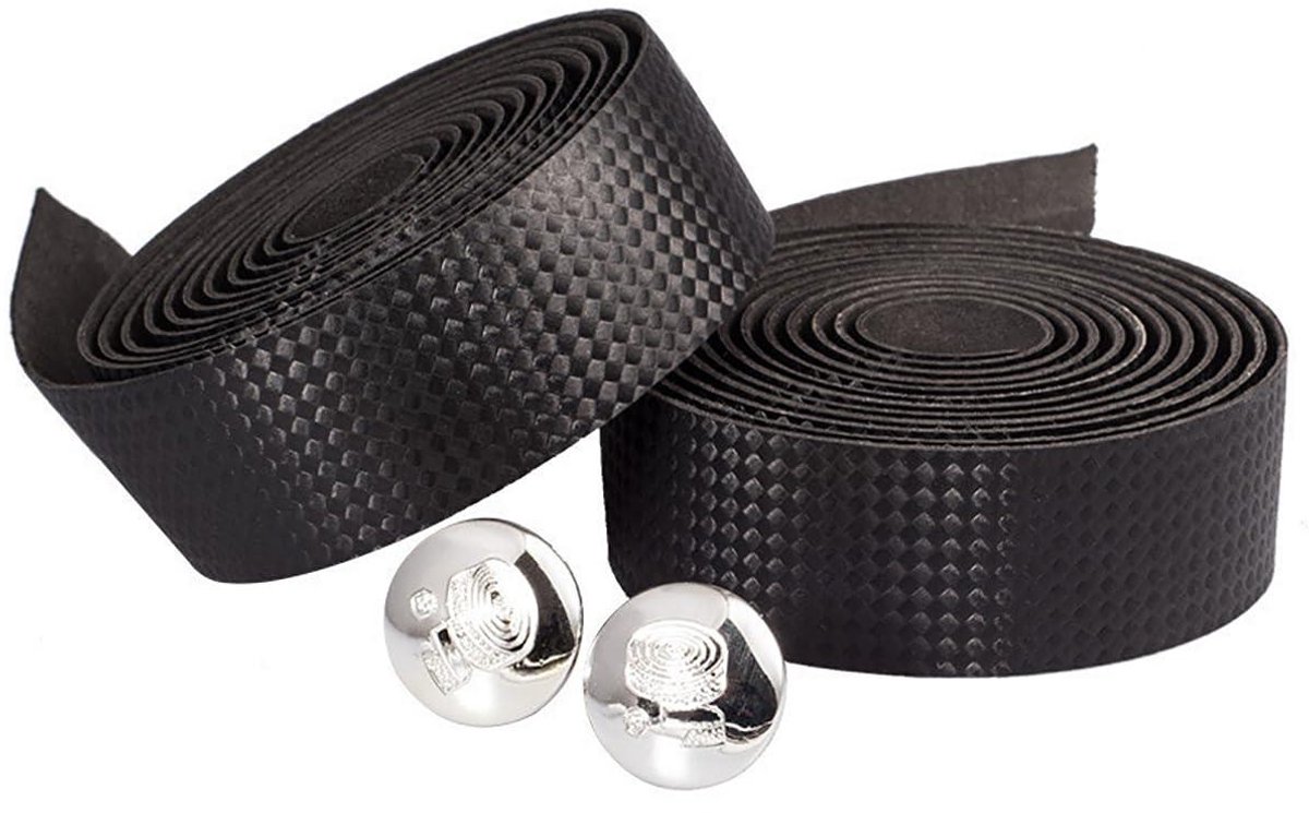 Allecto Plus - Zelfklevend stuurband voor racefiets - Antislip grip - Ademend - Zwart - Fietsaccessoires - Racefietsbenodigdheden.