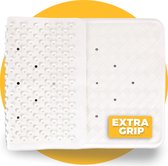 Pasper Badmat wit antislip mat 40 x 70 cm - douchemat - voor bad en douche