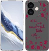 Cazy Hoesje geschikt voor Oppo A40 / A40m / A60 (5G) Hoesje Siliconen - Most Wonderful Time