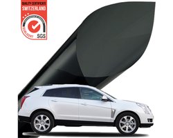 Homewell® Auto Raamfolie HR++(+) 75x300 - Tint Folie | Zonwerende Auto Folie - Verduisterend - 10% lichtdoorlatend