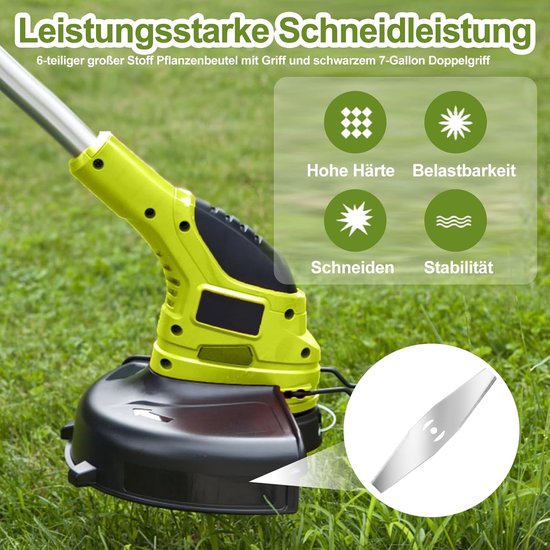 24 Stuks - Grastrimmers Reservemes - 15cm Algemeen - Grastrimmer - Bosmaaier - Reservemessen - Reservemesjes - Metalen Grastrimmer - Accessoires - Messen - Mesjes - Geschikt Voor Alle Gangbare Grasmaaiers, Bosmaaiers En Bosmaaiers (24V/36V-Modellen) van Merkloos	 — afbeelding 3