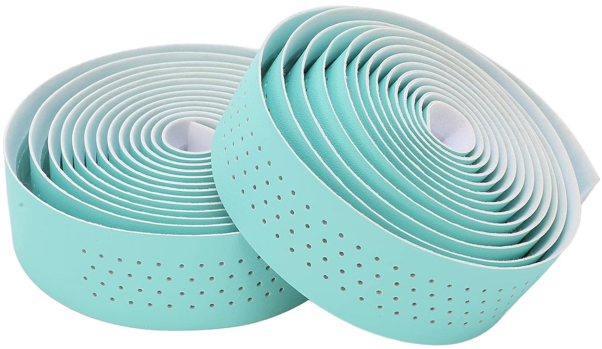 SNQ Stuurlint Voor Mountainbikes - Zweetabsorberend En Antislip - Accessoires Voor Stuurlint Voor Mountainbikes (Blauwgroen)